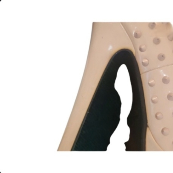 RCK BELLA Ladies Stiletto Khaki Spiked Heels Size 7 - Picture 11 of 14